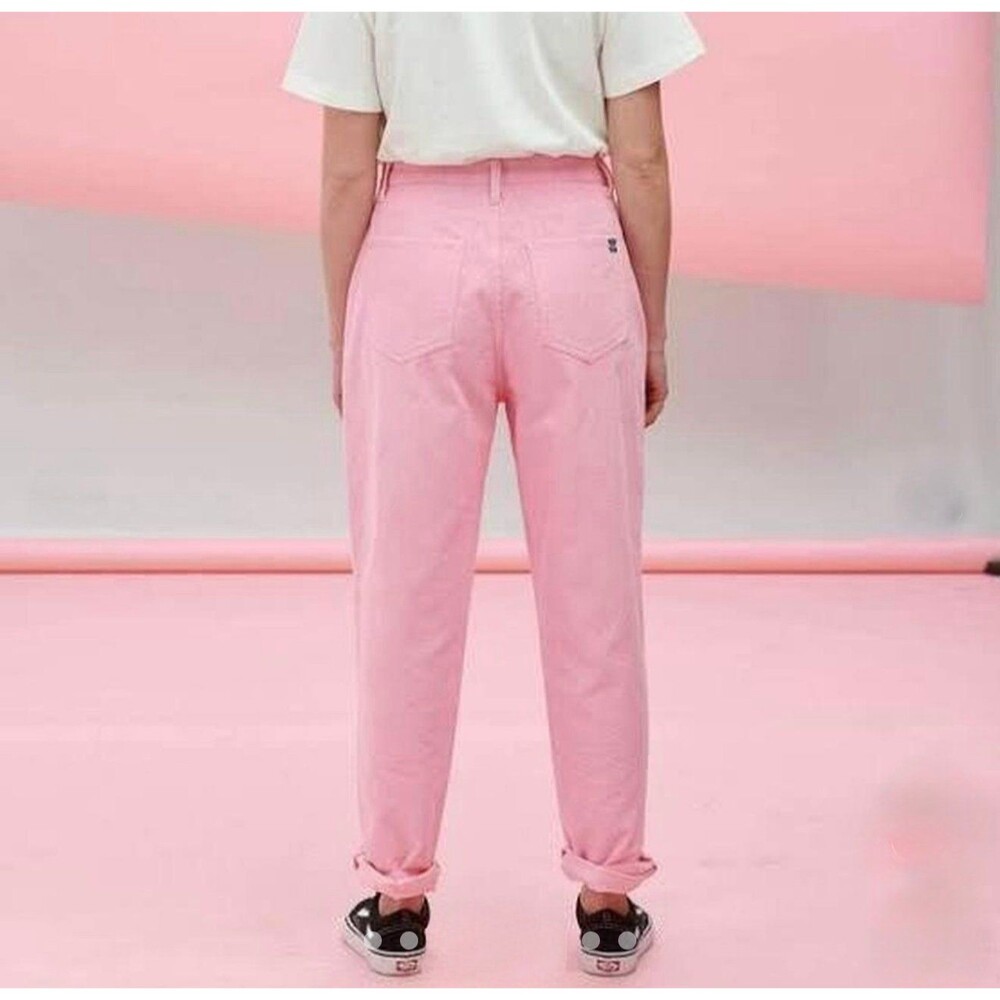 Lucy & Yak Women's Trousers Pink Cotton 30x30 Corduroy
